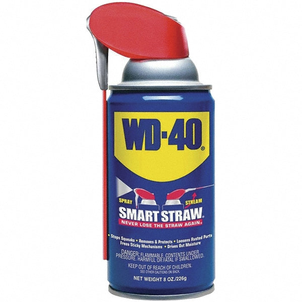 Lubricante WD-40: Lata de aerosol de 8 oz, aceite mineral