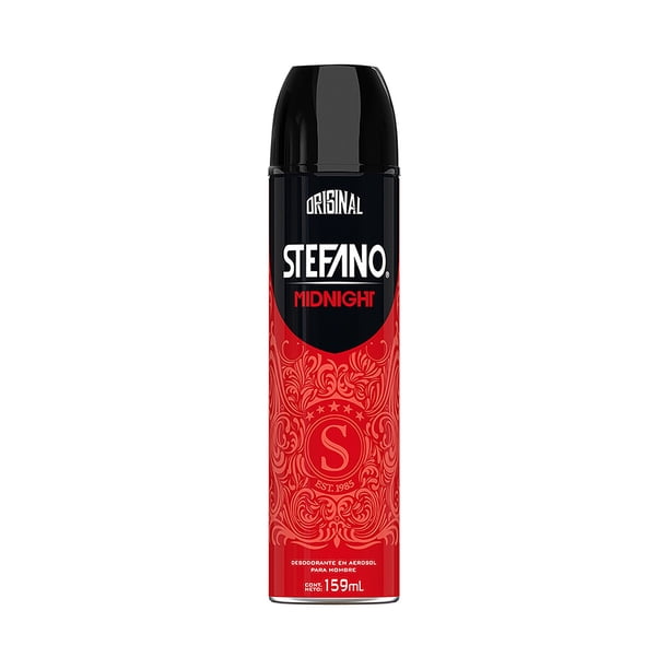 Desodorante en aerosol Hombre Midnight Stefano 159 mililitros