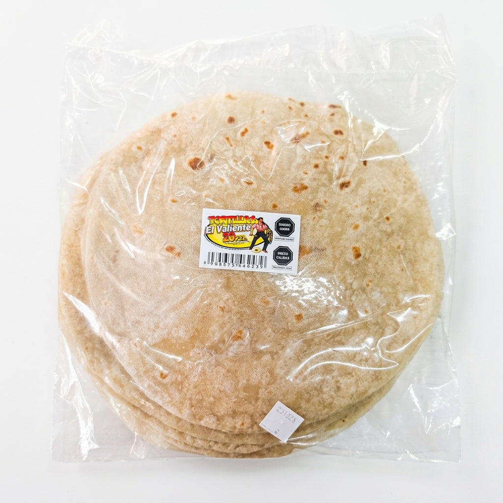 Tortilla de harina El Valiente 20 Piezas
