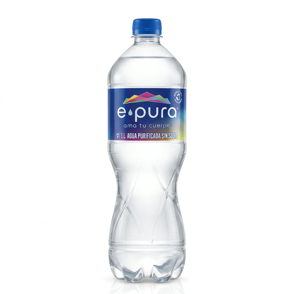 Botella con agua Epura 1 Litro