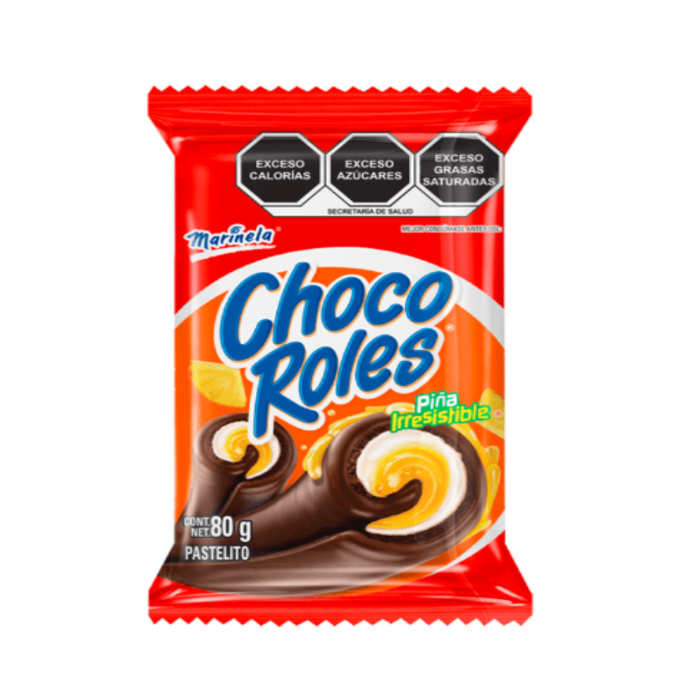 Pastelito Choco Roles Marinela 80 gramos