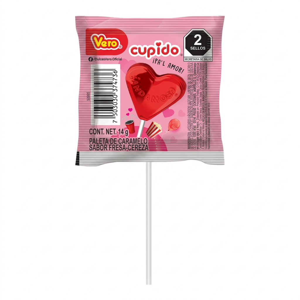 Paleta Vero Cupido 14 gramos