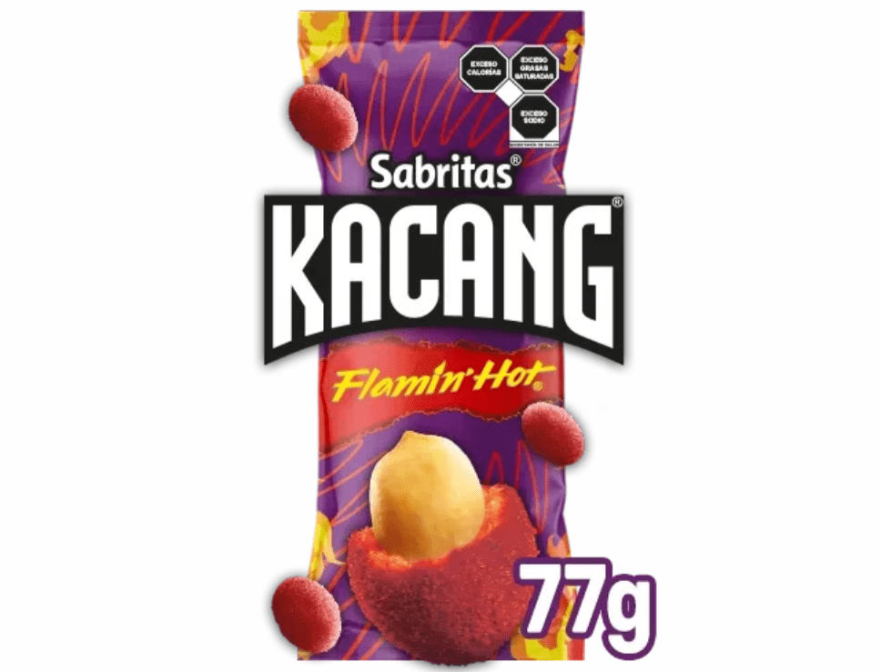 Cacahuates Sabritas Kacang sabor Flamin Hot de 77 gramos - Localia Ensenada