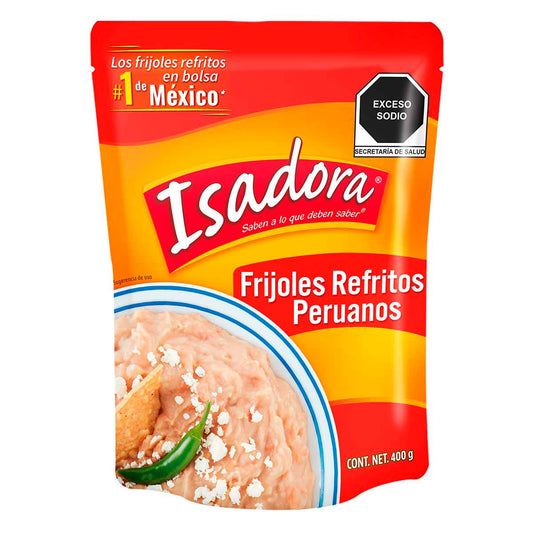 Frijoles refritos Bayos Isadora bolsa 430 gramos. - Localia Ensenada