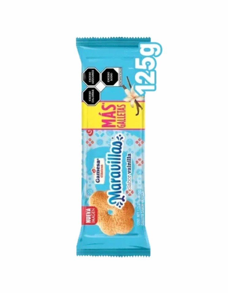Galletas Maravillas sabor vainilla de 125 gramos - Localia Ensenada