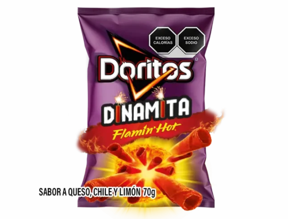 Doritos Dinamita Flamin Hot de 70 gramos