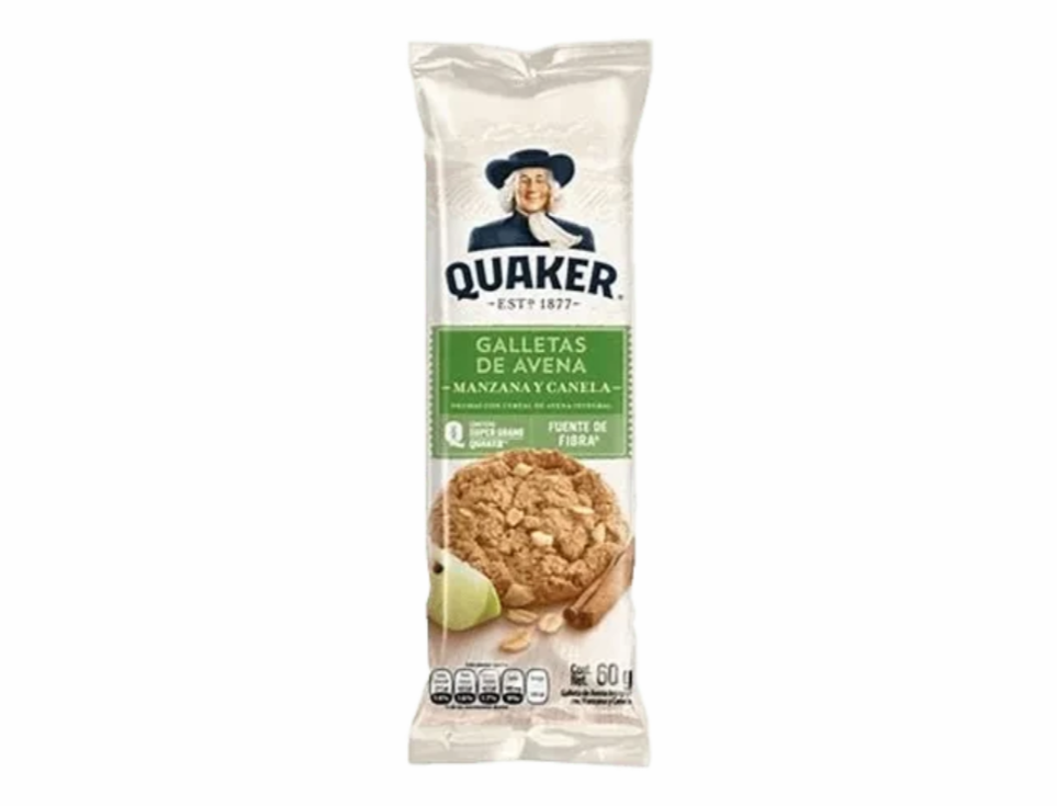 Galletas de Avena Quaker de Manzana y Canela de 60 gramos