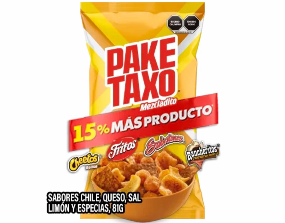 Paquetaxo Mezcladito de 81 gramos