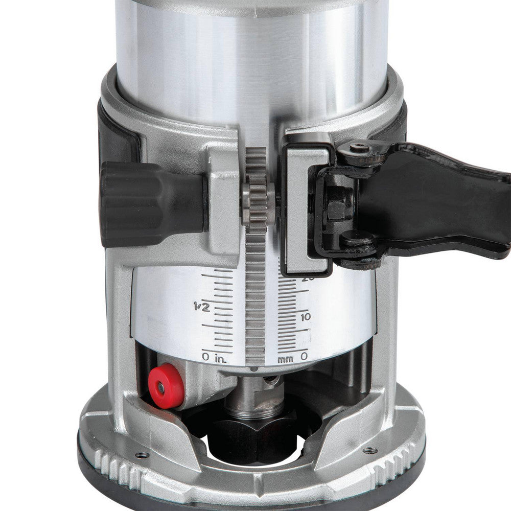 Fresadora eléctrica compacta: Pinza de 1/4", 1,25 hp