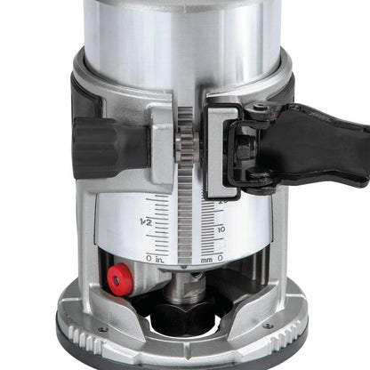 Fresadora eléctrica compacta: Pinza de 1/4", 1,25 hp
