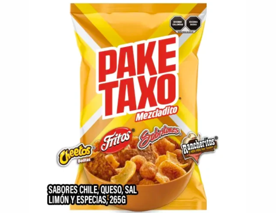 Paquetaxo Mezcladito Tamaño Familiar de 265 gramos