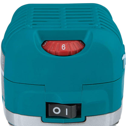 Fresadora eléctrica compacta: Pinza de 1/4", 1,25 hp