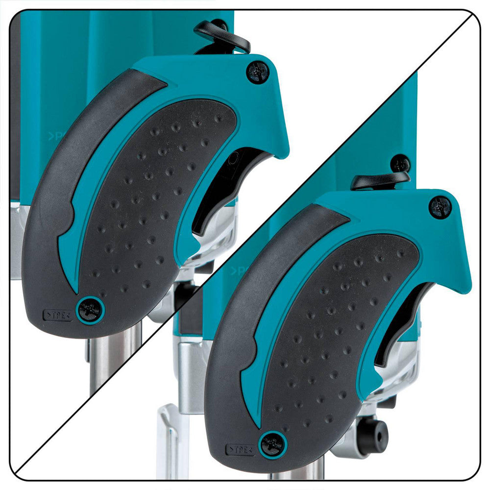 Fresadora eléctrica de inmersión: Pinza de 1/2" y 1/4", 3,25 hp