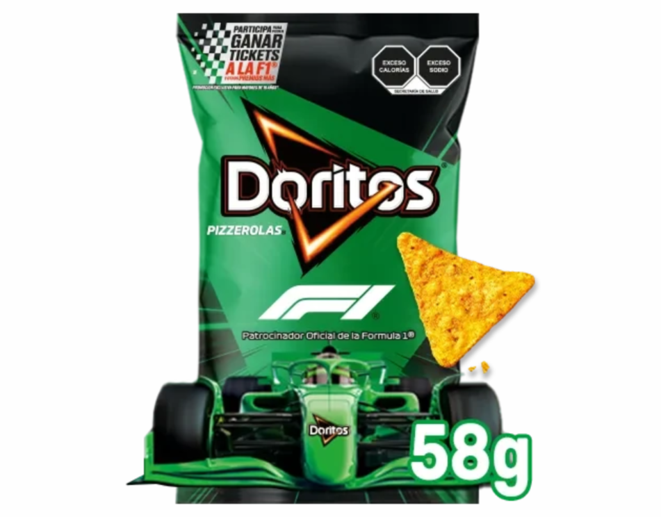 Doritos Pizzerolas de 58 gramos