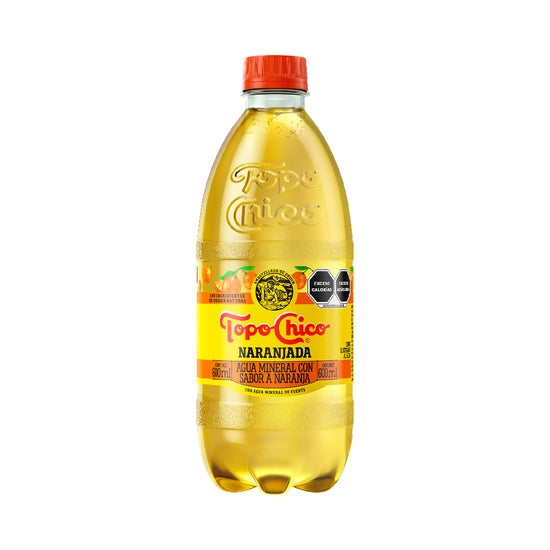 Topo Chico Naranjada de 600 mililitros