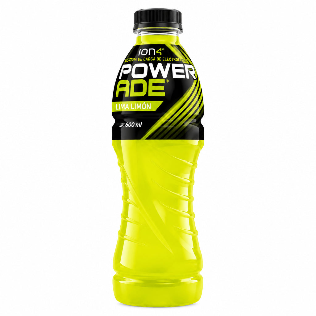 Powerade Ion 4 Sabor a Lima Limón de 600 mililitros