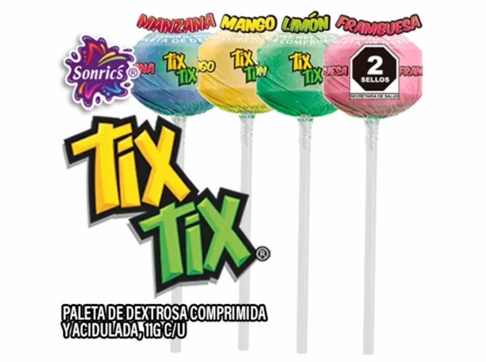 Paleta Tix Tix de 11 gramos