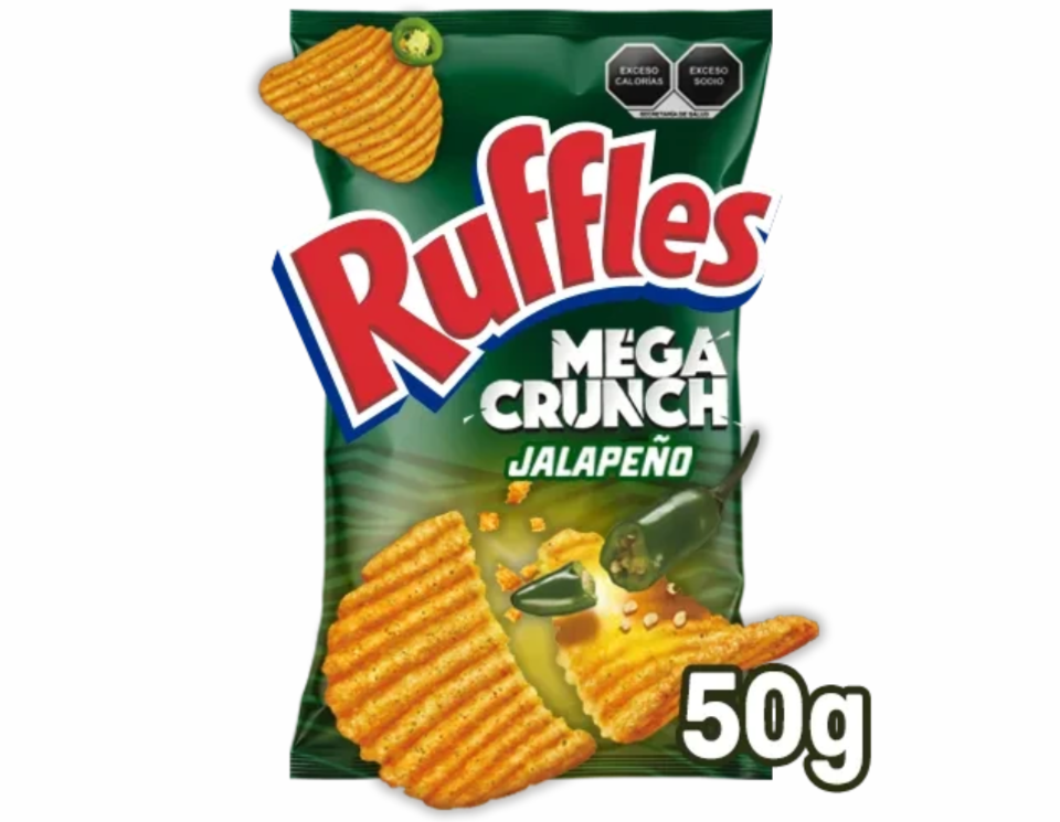 Ruffles Mega Crunch Jalapeño de 50 gramos