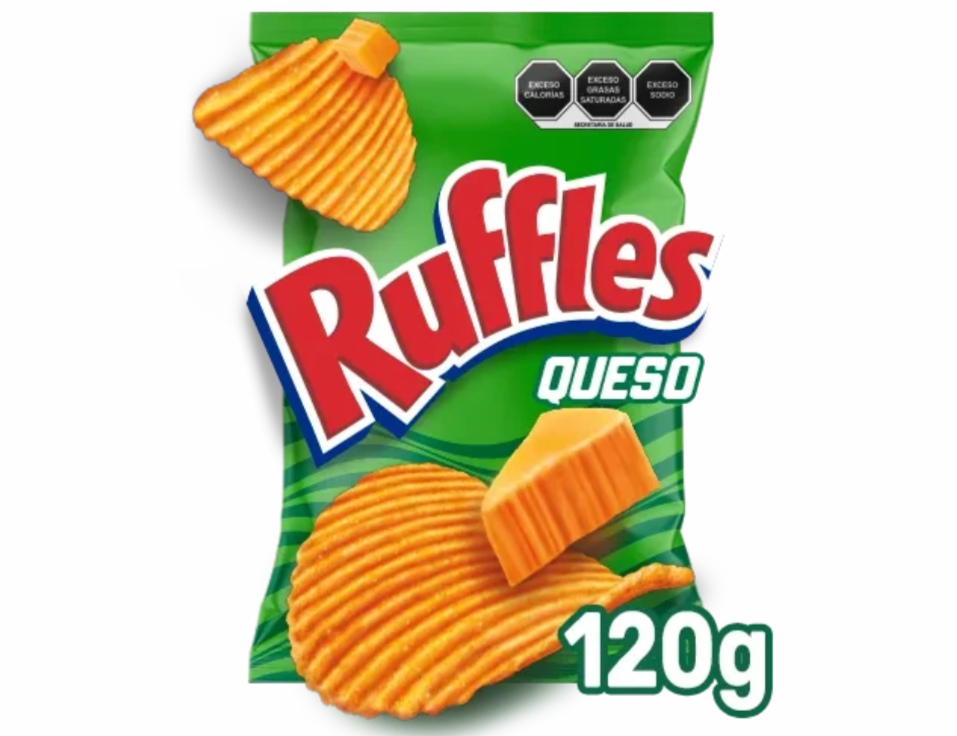 Ruffles de Queso de 120 gramos