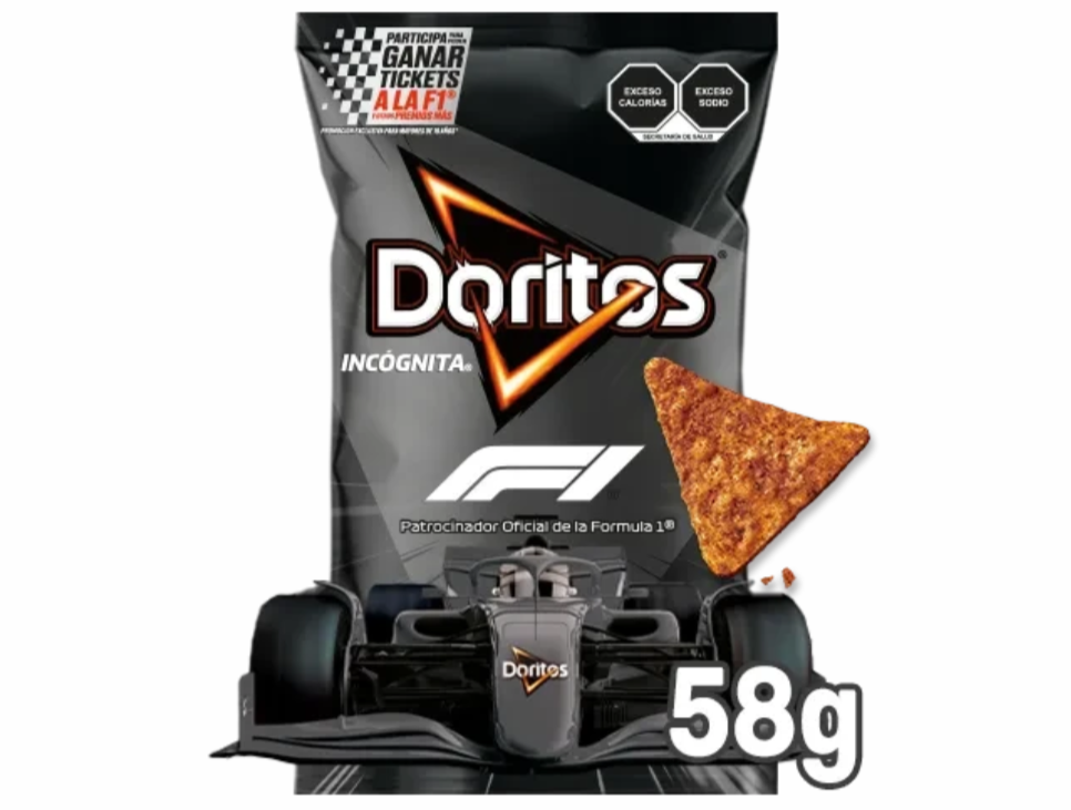 Doritos Incógnita de 58 gramos