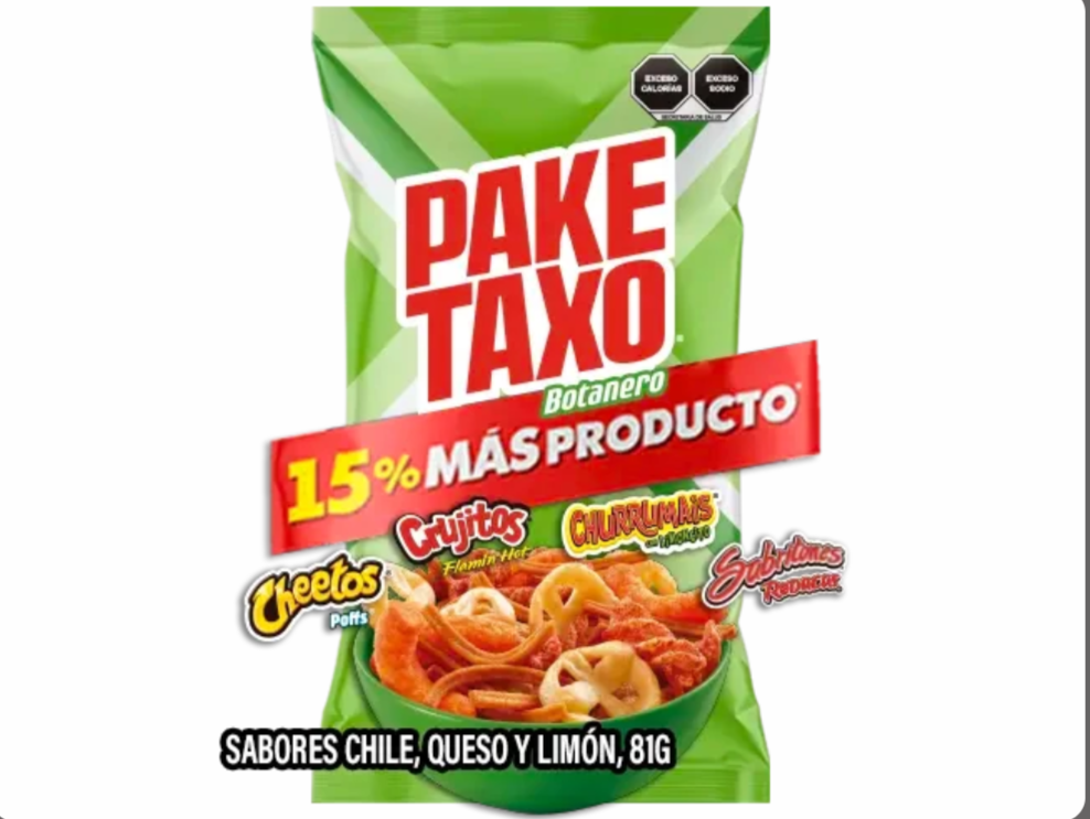 Paquetaxo Botanero de 81 gramos