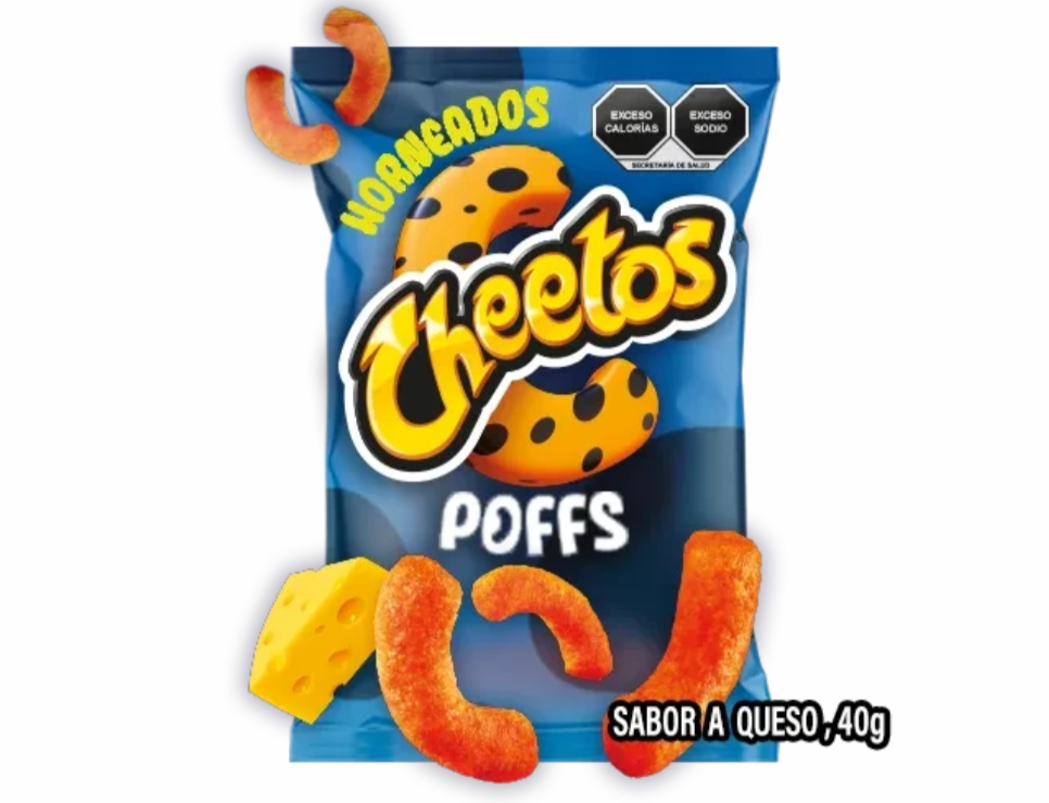Cheetos Poffs sabor a queso de 40 gramos