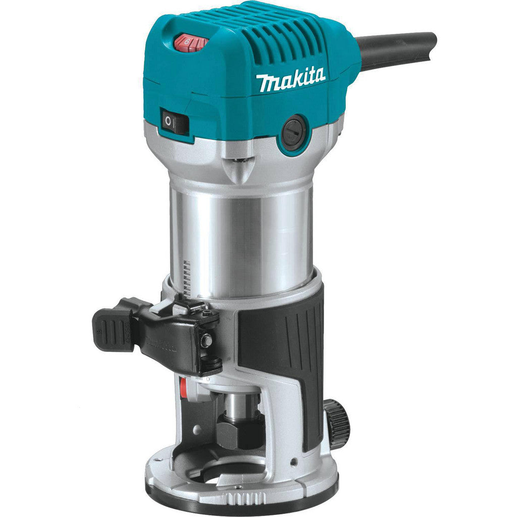 Fresadora eléctrica compacta: Pinza de 1/4", 1,25 hp
