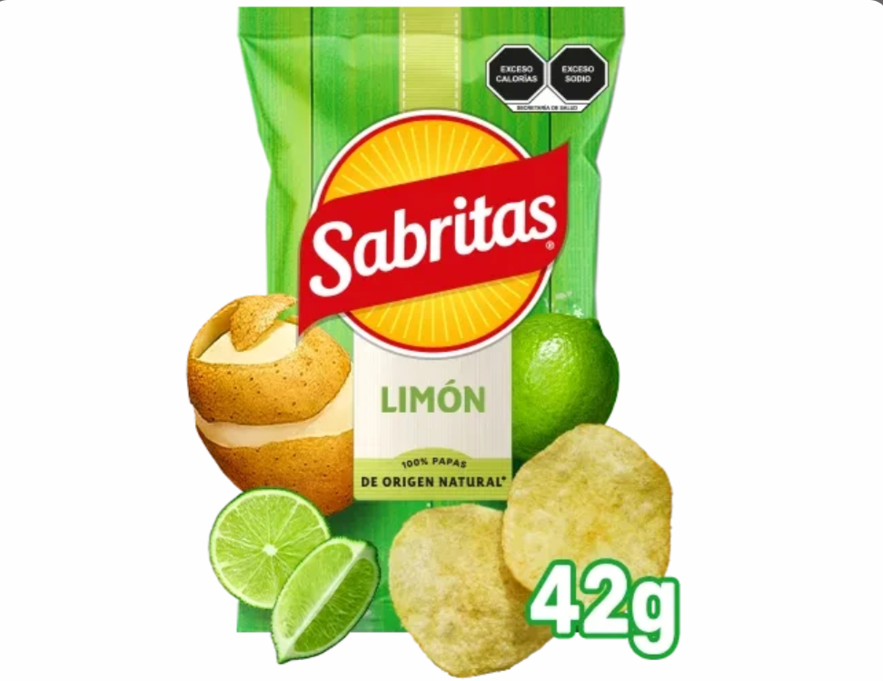 Sabritas de Limón de 42 gramos - Localia Ensenada