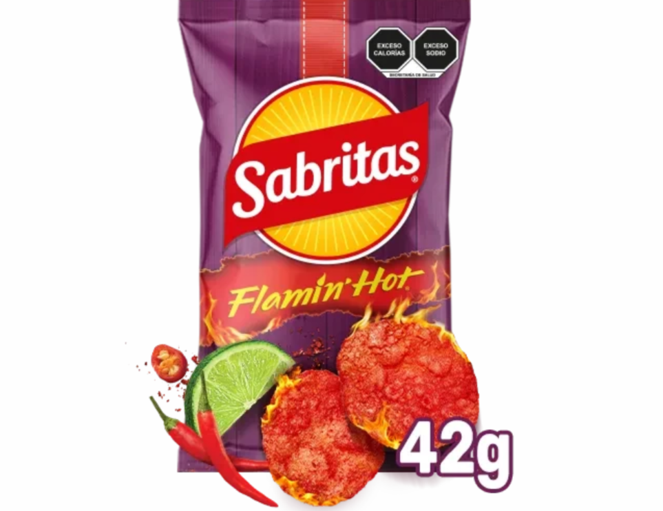 Sabritas Flamin Hot de 42 gramos - Localia Ensenada