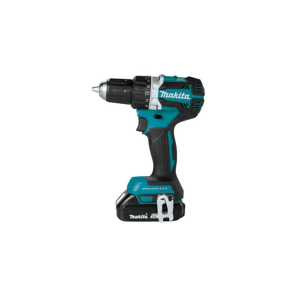 Taladro inalámbrico Makita: 18 V, portabrocas de 1/2", de 0 a 2000 RPM. - Localia Ensenada